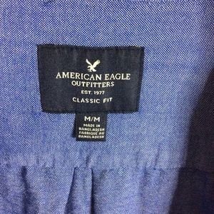 American Eagle Classic Fit Button Dwn Size Medium